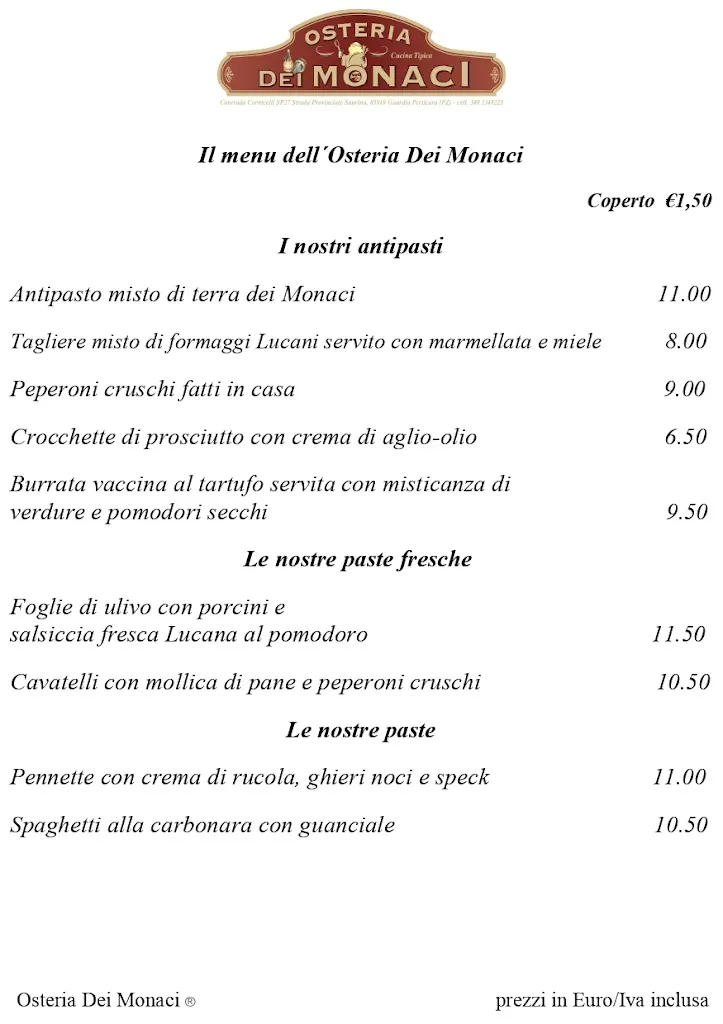 Menu_Osteria Dei Monaci_Corleto Perticara_immagine_3