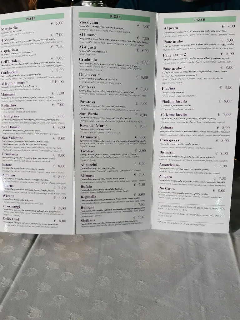 Menu_Pizzeria Ristorante Il Giardino Di Pan_La Martella_image_1