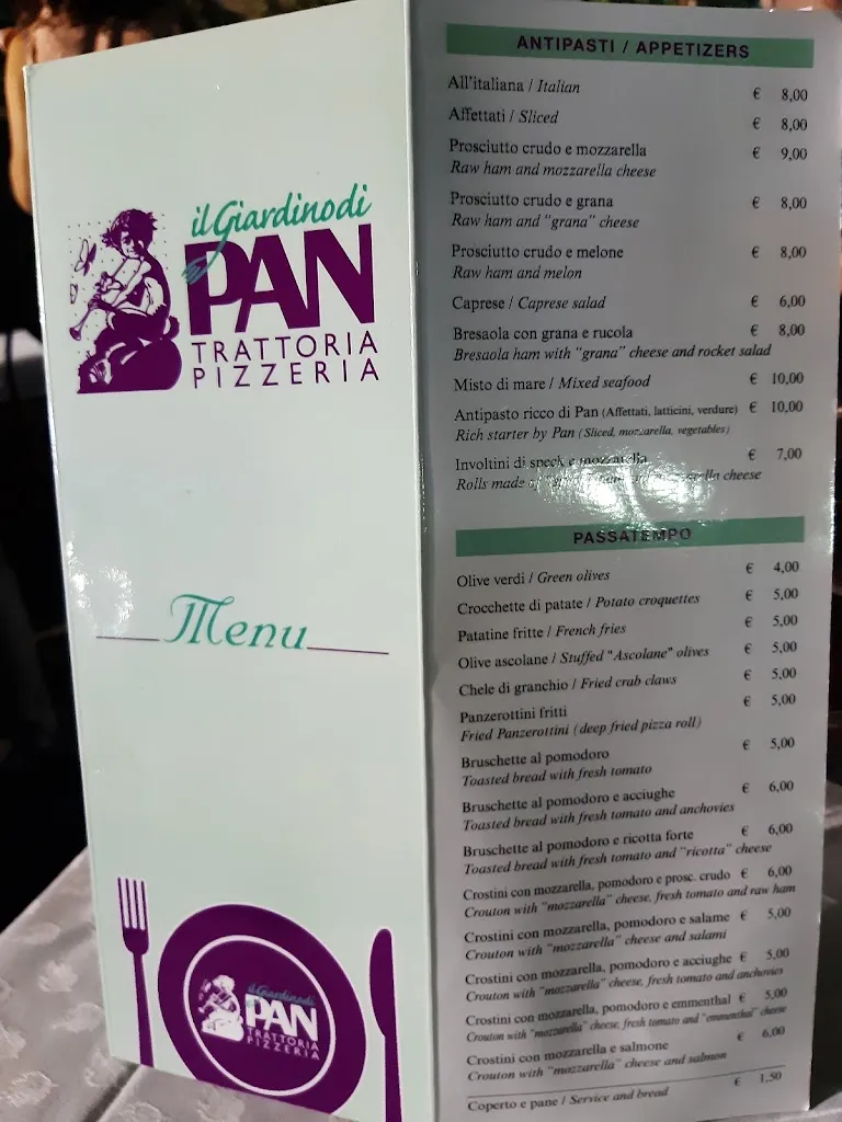 Menu_Pizzeria Ristorante Il Giardino Di Pan_La Martella_image_3