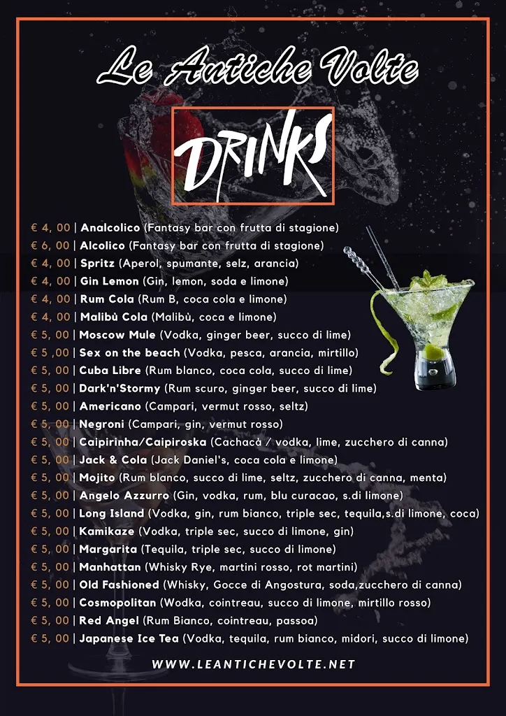 Menu_Le Antiche Volte_Laurenzana_image_1