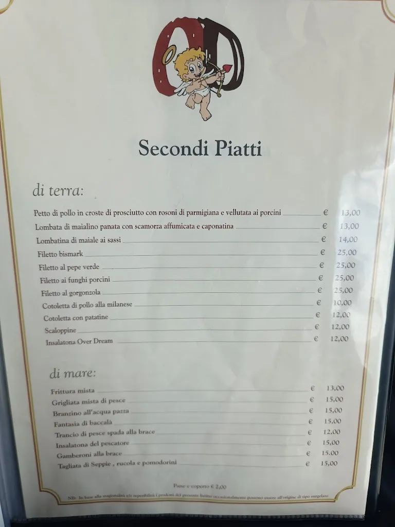 Menu_Over Dream Ristorante Pizzeria Braceria_Lauria_image_1