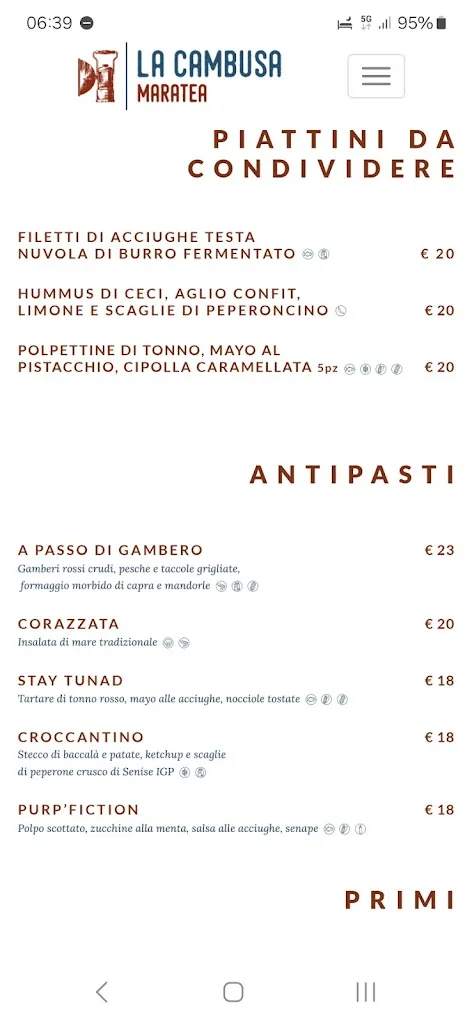 Menu_La Cambusa_Maratea_image_2