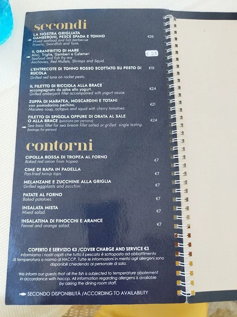 Menu_1999 il Ristorante Porto di Maratea_Maratea_immagine_1