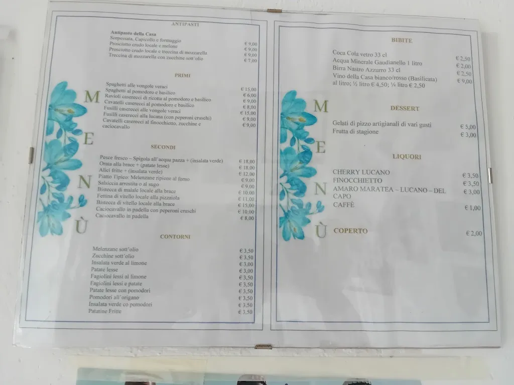 Menu_Ristorante Santa Lucia da Biagio_Maratea_immagine_1