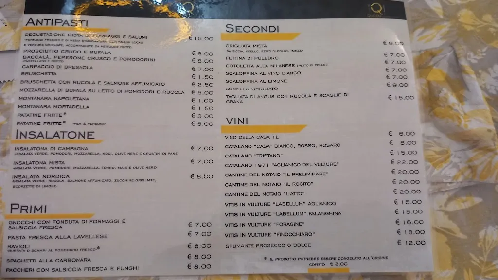 Menu_Queen Ristorante & Pizzeria_Lavello_image_2