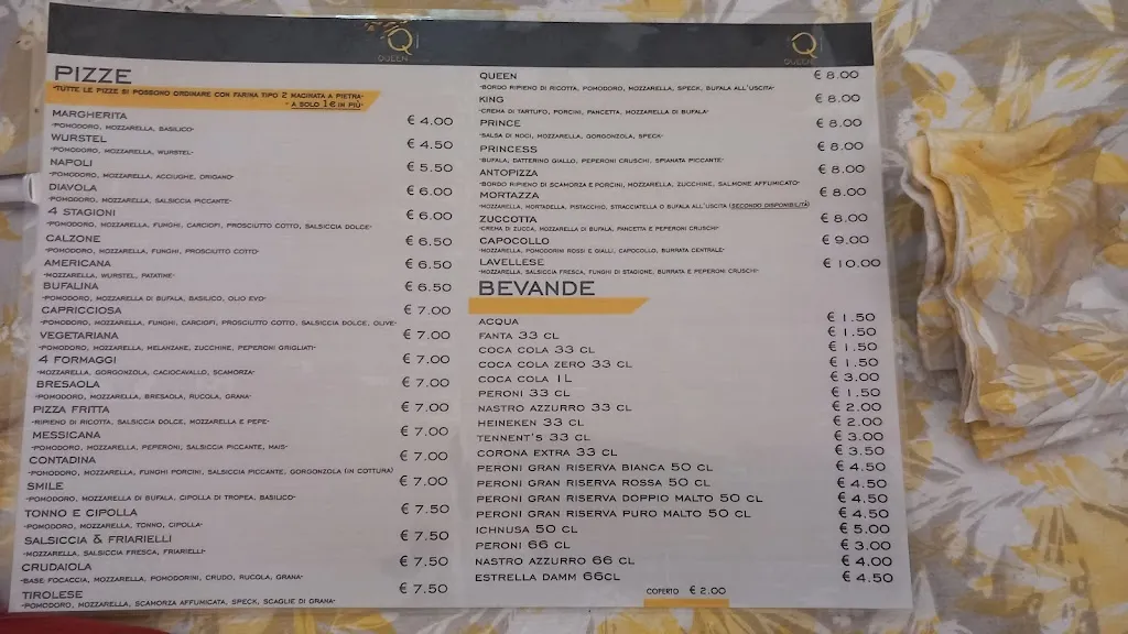 Menu_Queen Ristorante & Pizzeria_Lavello_image_3