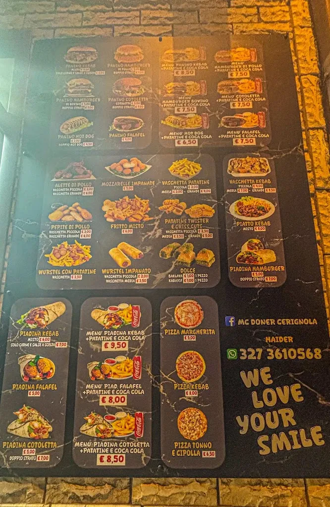 Mc Doner Kebab Lavello_Lavello_menu_image_1