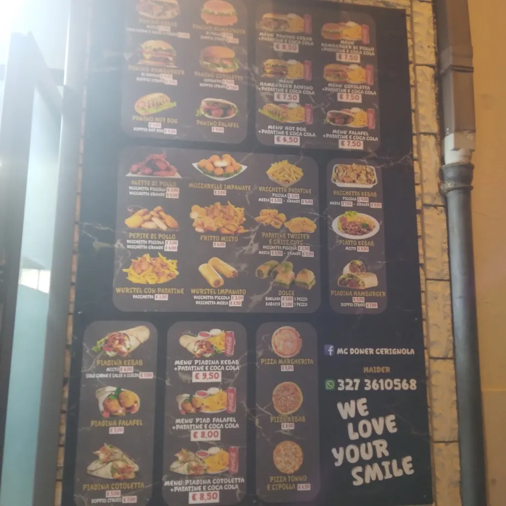 Menu_Mc Doner Kebab Lavello_Lavello_image_2