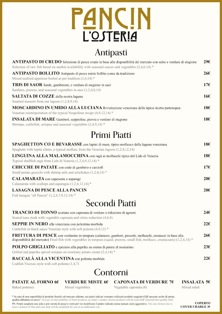 Menu_Osteria Pancin_Lido_image_2