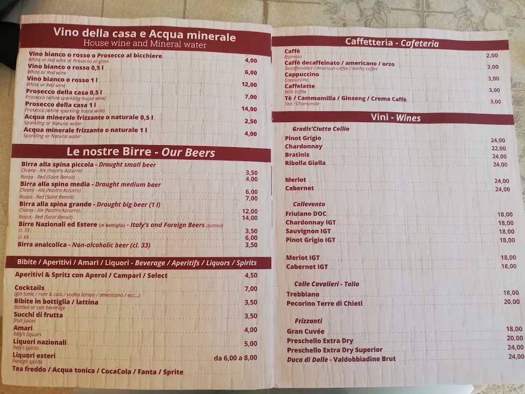 Menu_Pizzeria Ristorante Stella_Lido_image_1
