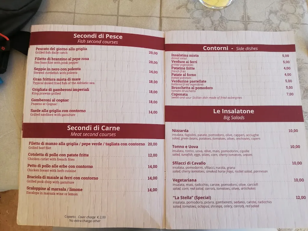 Menu_Pizzeria Ristorante Stella_Lido_image_2