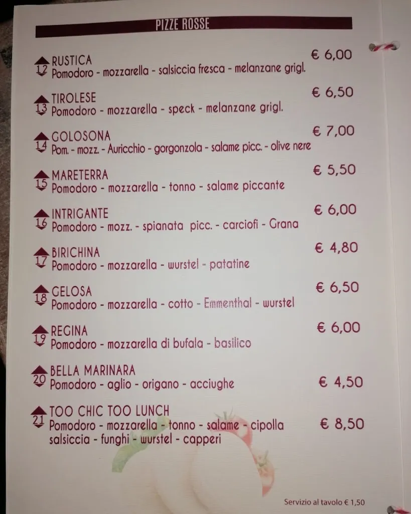 Menu_Too Chic Too Lunch Cafe - Bar E Tavola Calda_Marconia_image_1