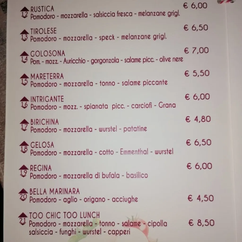Menu_Too Chic Too Lunch Cafe - Bar E Tavola Calda_Marconia_image_2