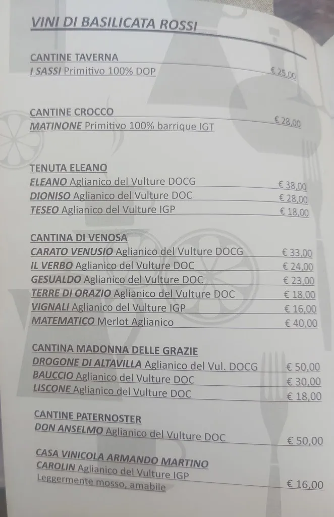 Menu_Trattoria del Caveoso_Matera_image_3