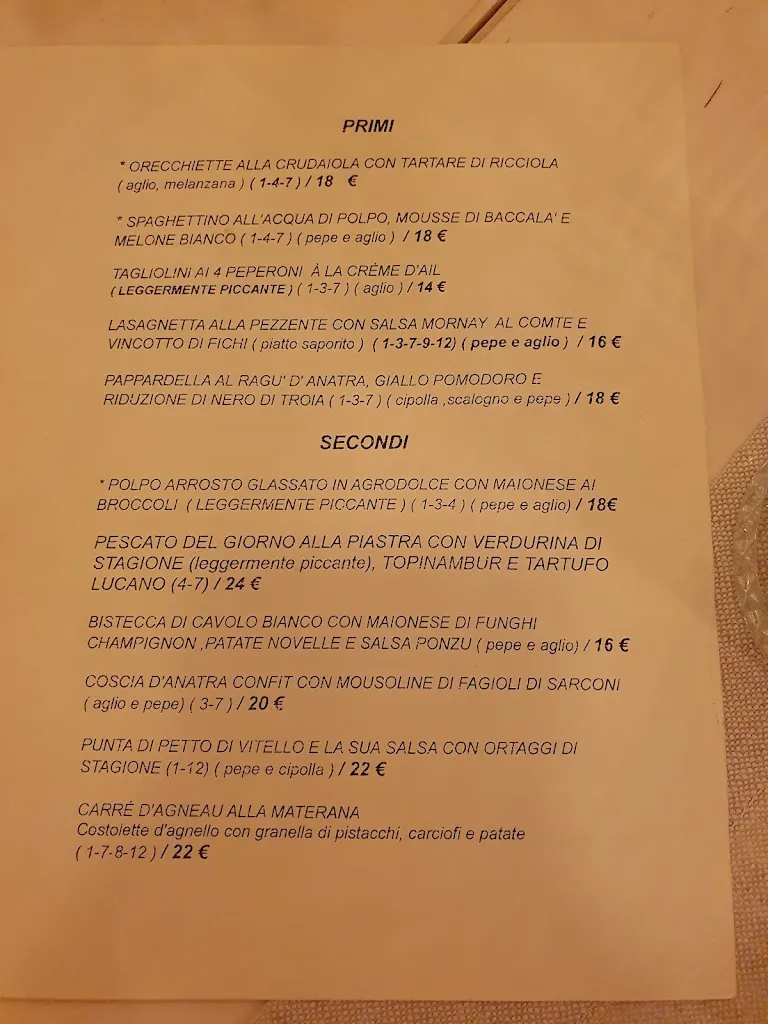 Menu_Ristorante Burro Salato - Cucina Francese e Lucana a Matera_Matera_image_1