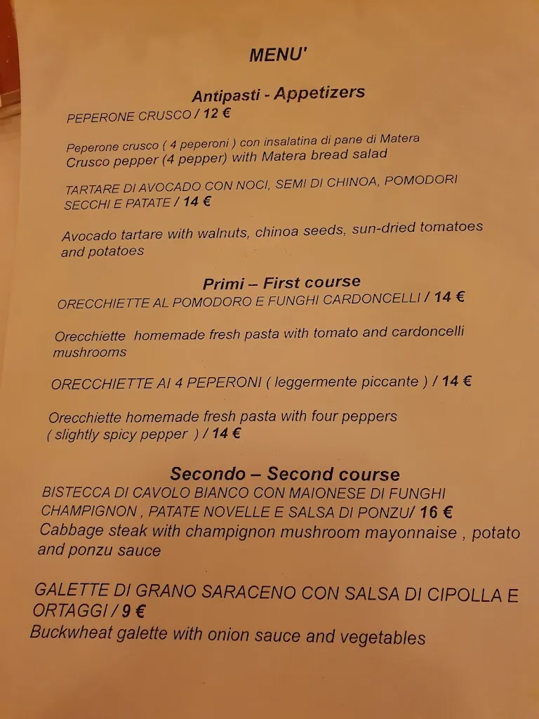Menu_Ristorante Burro Salato - Cucina Francese e Lucana a Matera_Matera_image_3