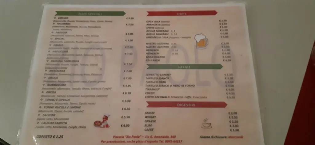 Menu_Pizzeria Zio Paolo_Moliterno_image_1