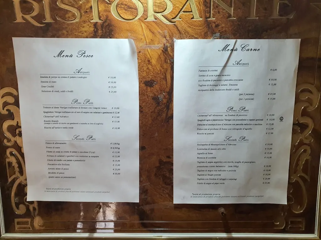Menu_RISTORANTE BRANDO_Chieti_imagen_1