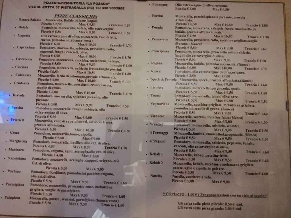 Menu_Pizzeria La Posada_Pietragalla_image_3