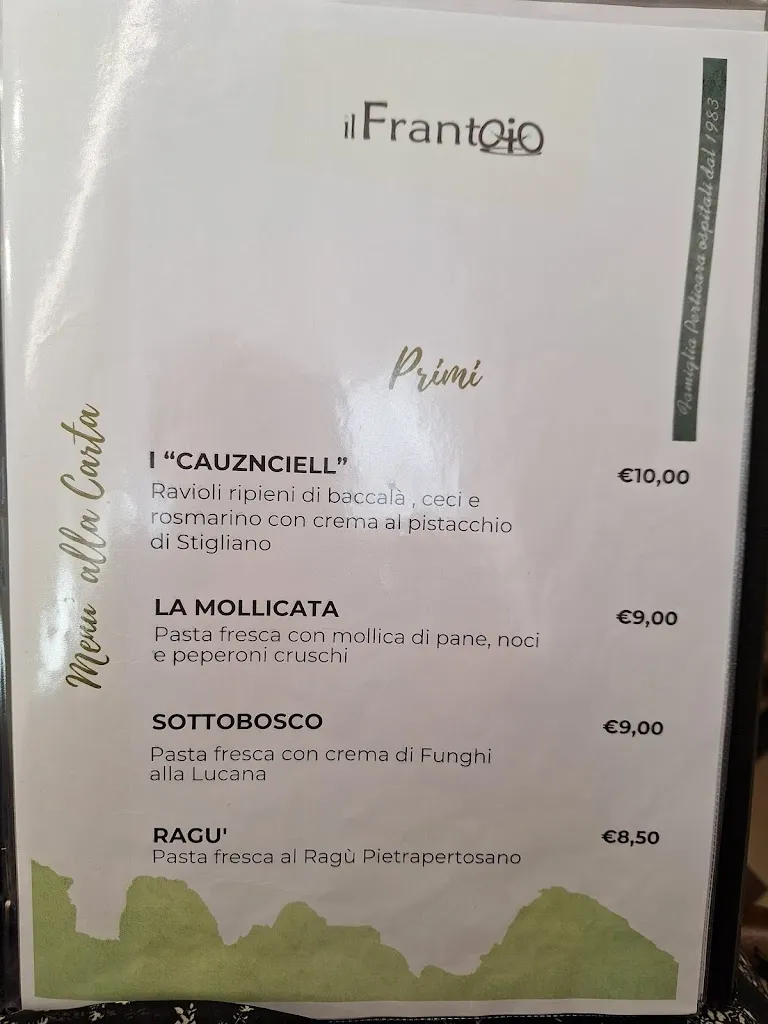 Menu_Albergo Ristorante Il Frantoio_Pietrapertosa_image_2