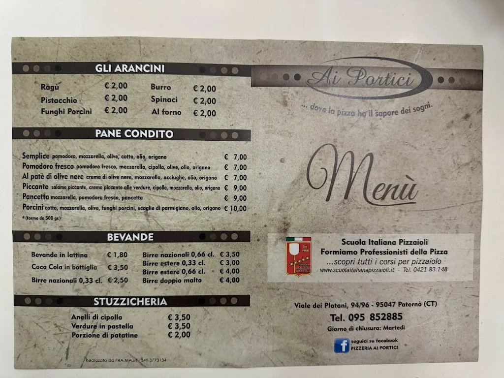Menu_Pizzeria Ai Portici_Paterno_immagine_1