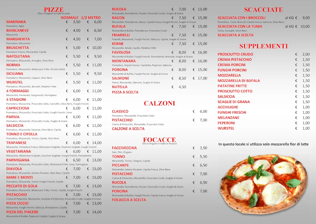 Menu_Panineria e Pizzeria Speedy Food di Messina Rosaria_Paterno_image_1