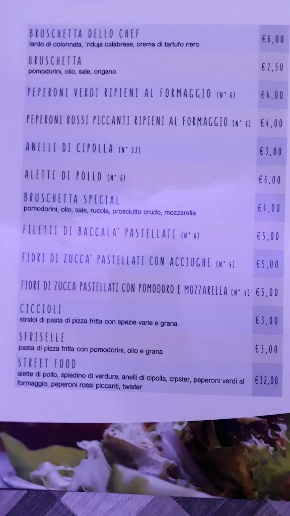 Menu_Il covo degli Artisti del gusto_Rapolla_image_3