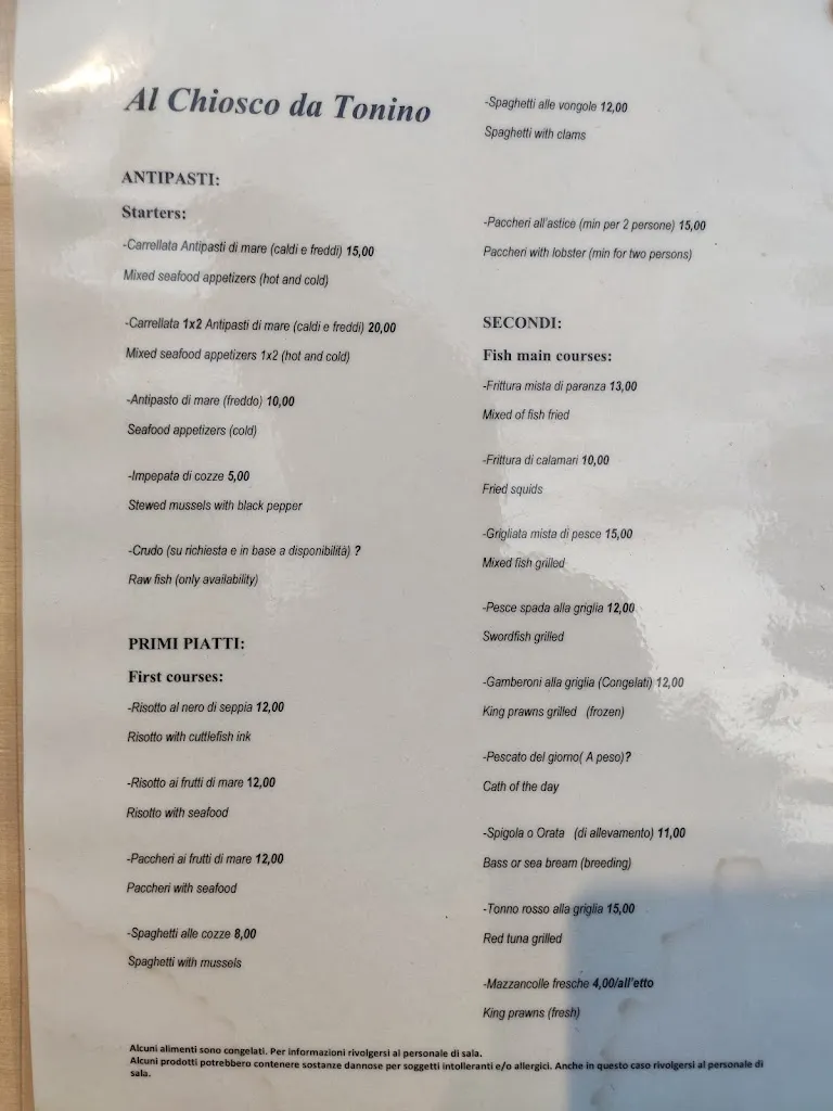 Menu_Il chioschetto di Petty da Tonino_Policoro_image_1