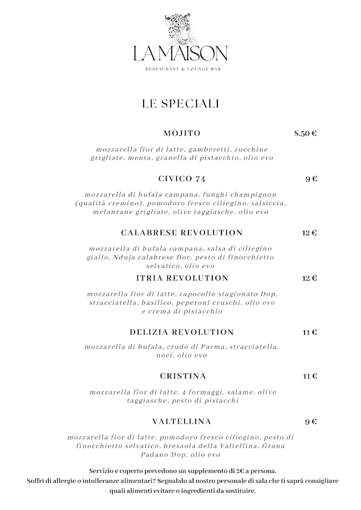 Menu_La Maison Policoro_Policoro_image_4