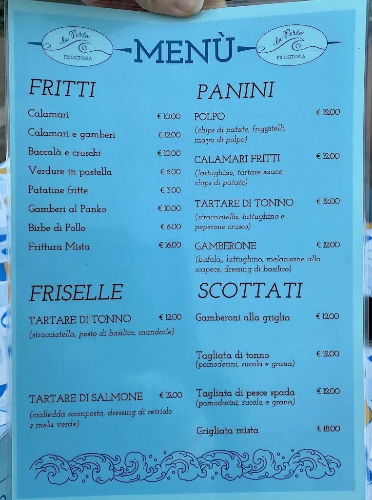 Menu_La Perla FRIGGITORIA_Policoro_image_3