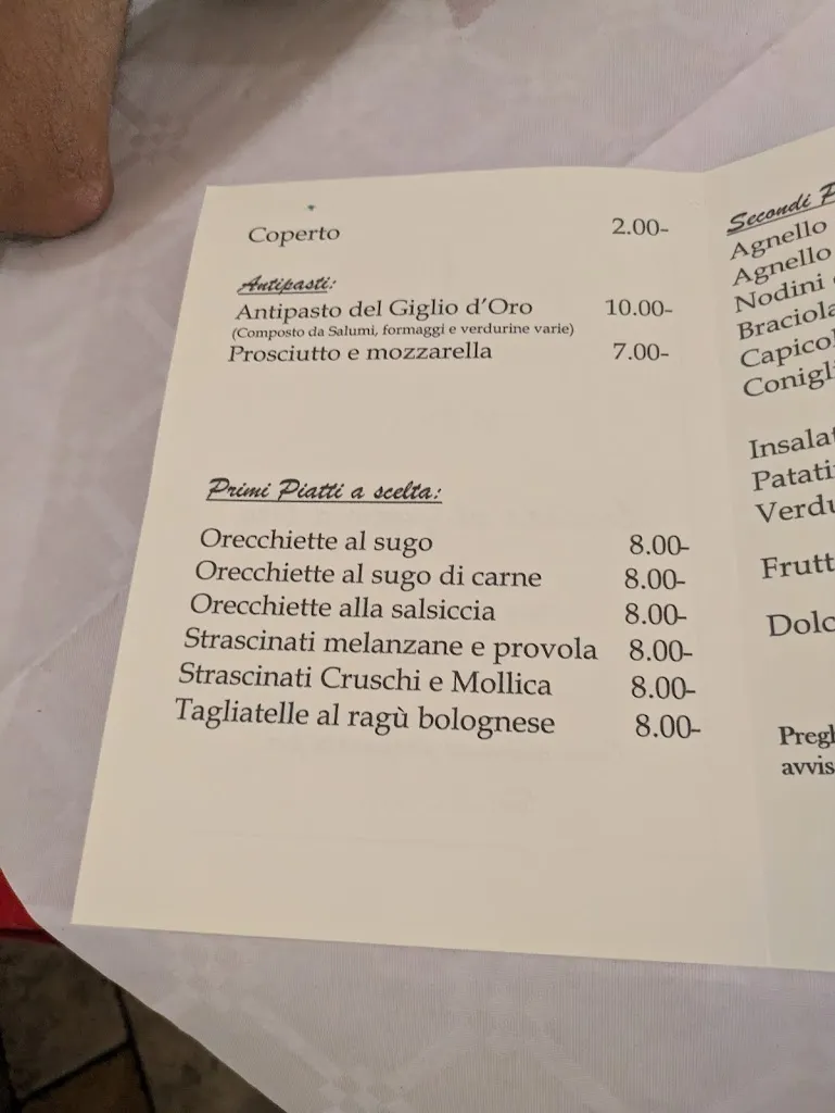 Menu_Locanda al Giglio d' Oro_Ruvo del Monte_image_1