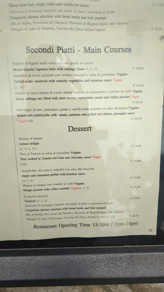 Menu_Villa Maria - Hotel & Restaurant_Rivello_image_2