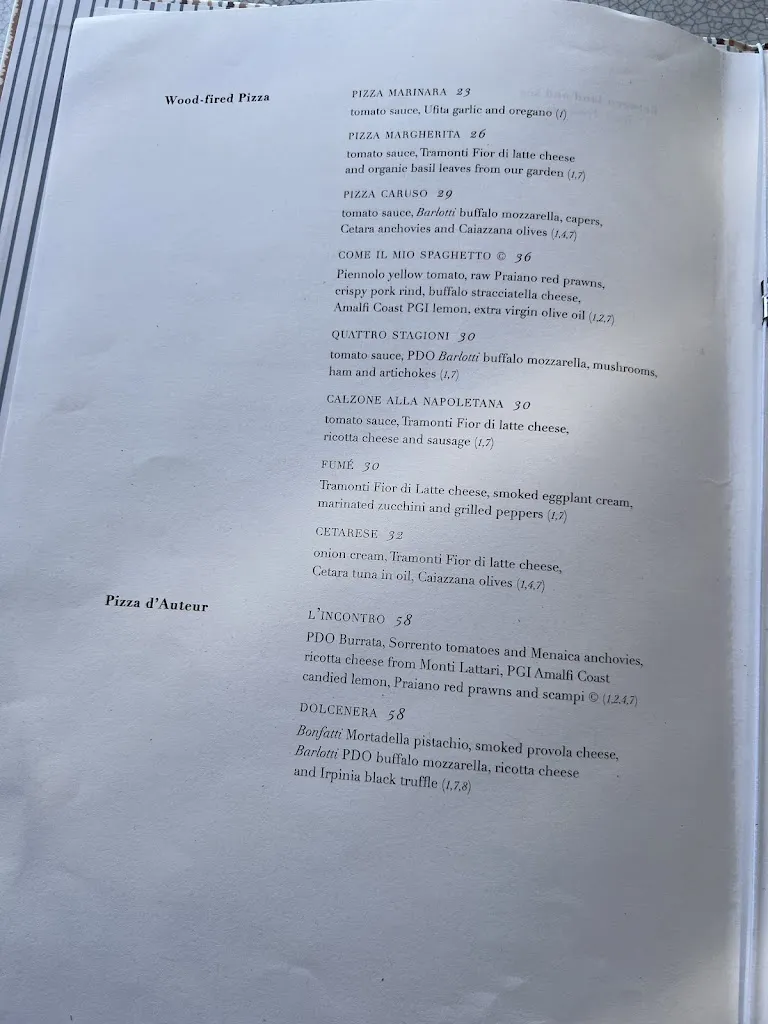 Menu_Belvedere Restaurant_Rivello_imagen_1