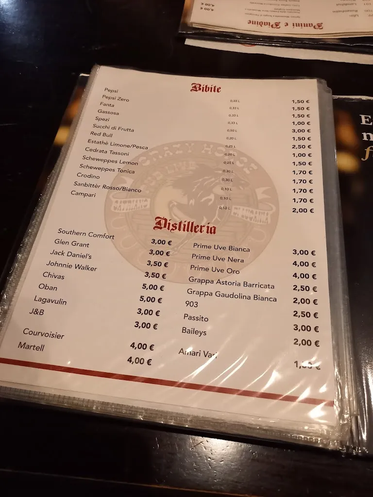 Menu_Crazy Horse_Satriano di Lucania_immagine_1