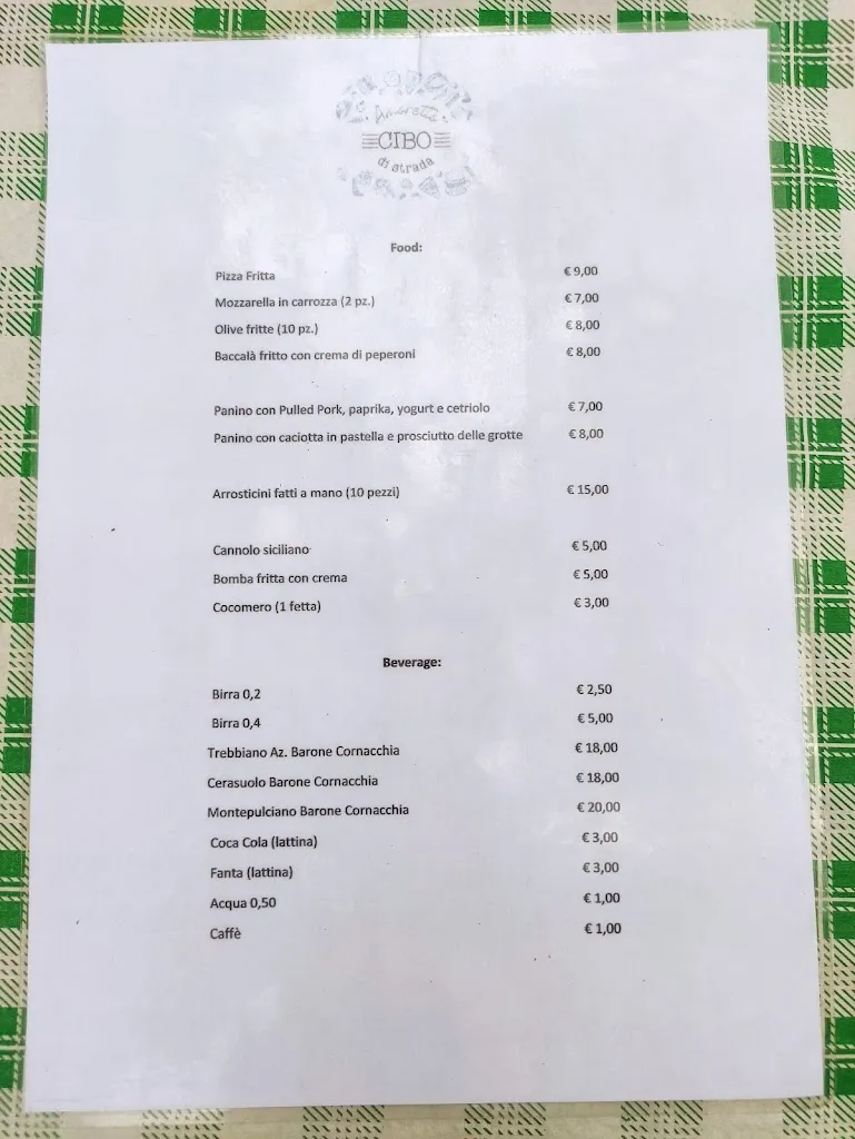 Menü_Amoretto ~ CIBO... di strada_Civitella del Tronto_Bild_2