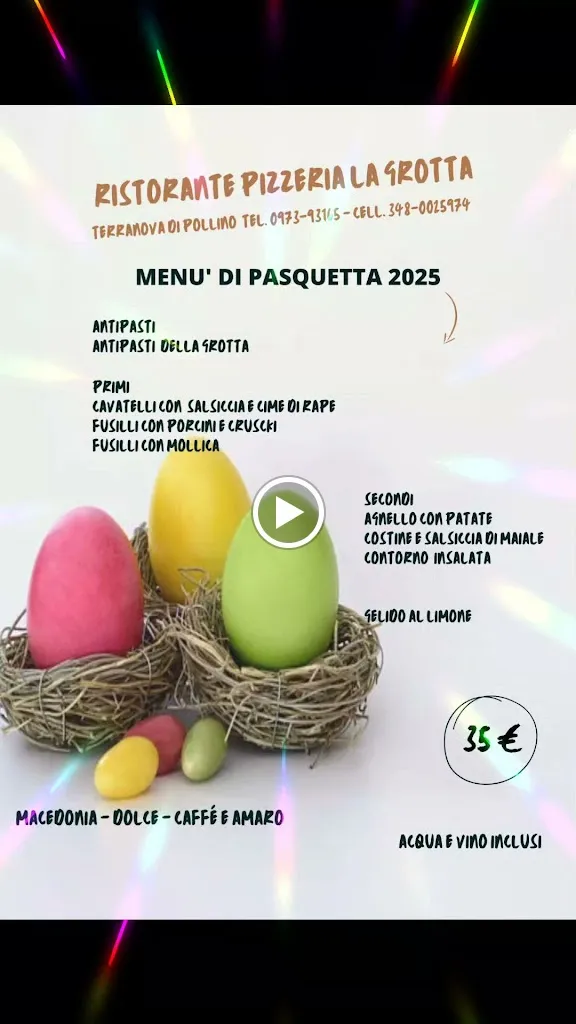 Menu_La Grotta_Terranova di Pollino_immagine_1