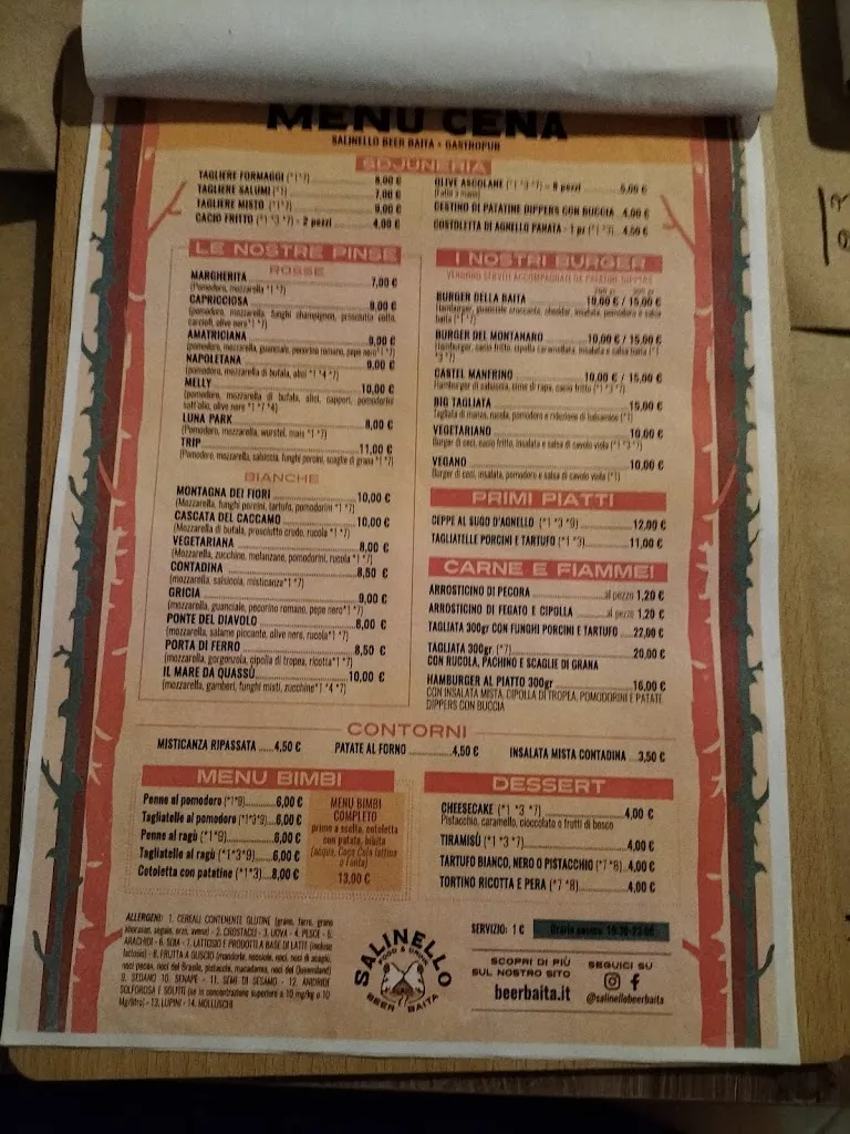 Menu_Salinello Beer Baita_Civitella del Tronto_image_3