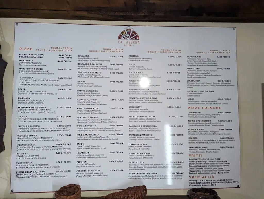 Menu_Pizzeria La Taverna_Civitella Roveto_image_1