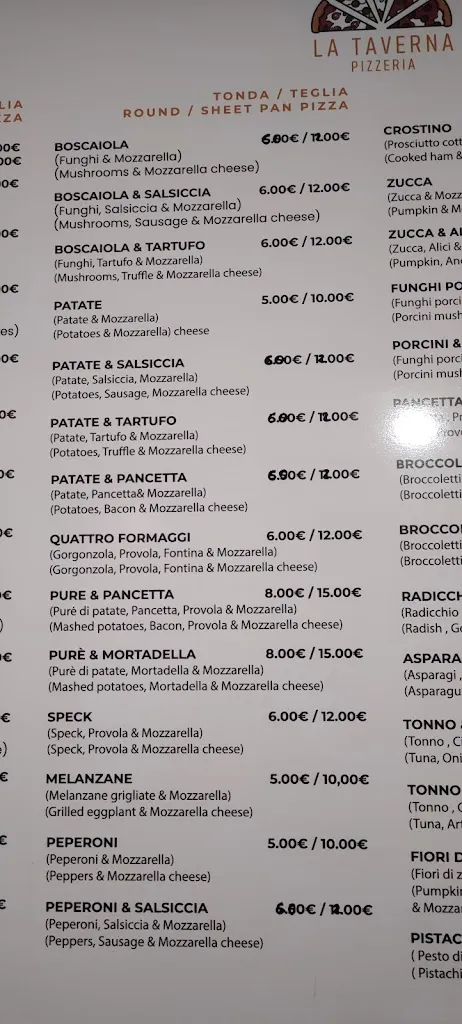 Menu_Pizzeria La Taverna_Civitella Roveto_image_3