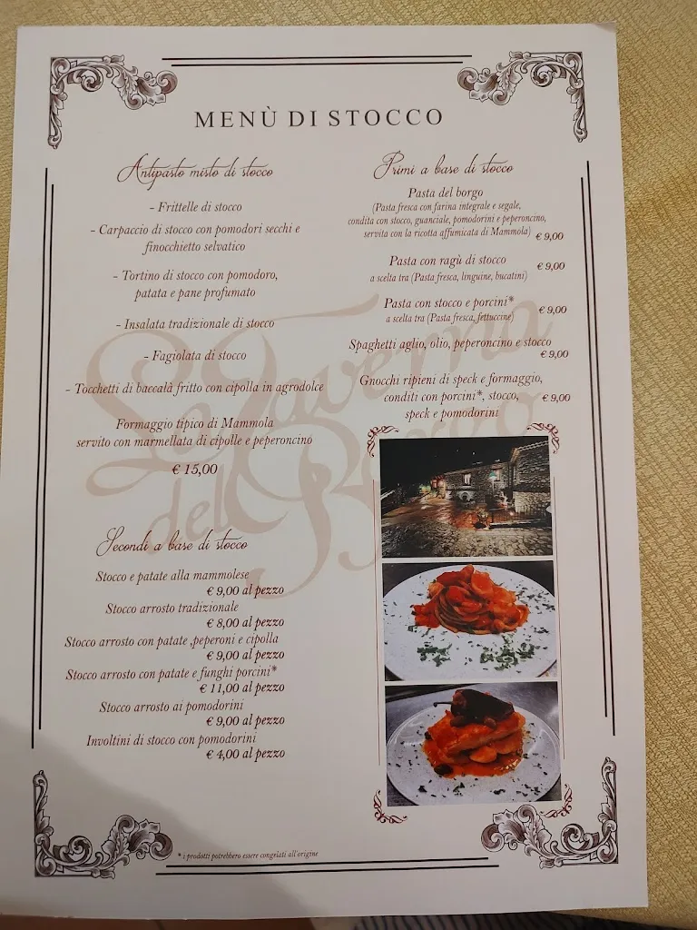 Menü_La Taverna del Borgo_Agnana Calabra_Bild_2