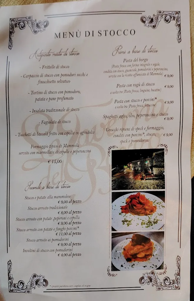 Menü_La Taverna del Borgo_Agnana Calabra_Bild_3