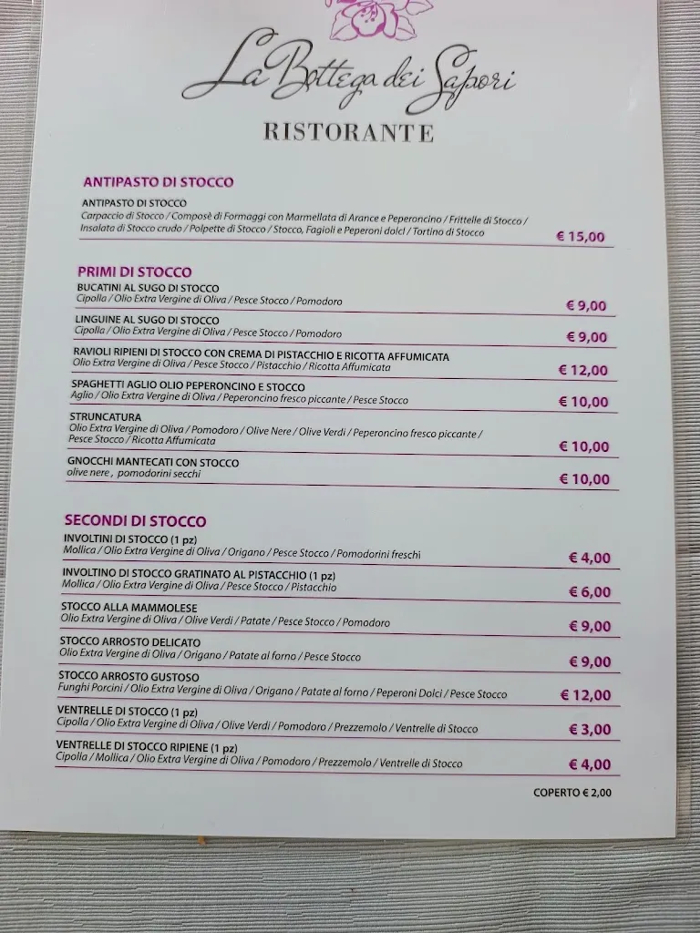 Menu_La Bottega dei Sapori_Agnana Calabra_image_2