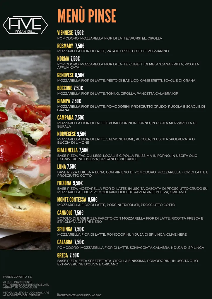 Menu_FIVE Pinsa & Grill_Acconia_image_2