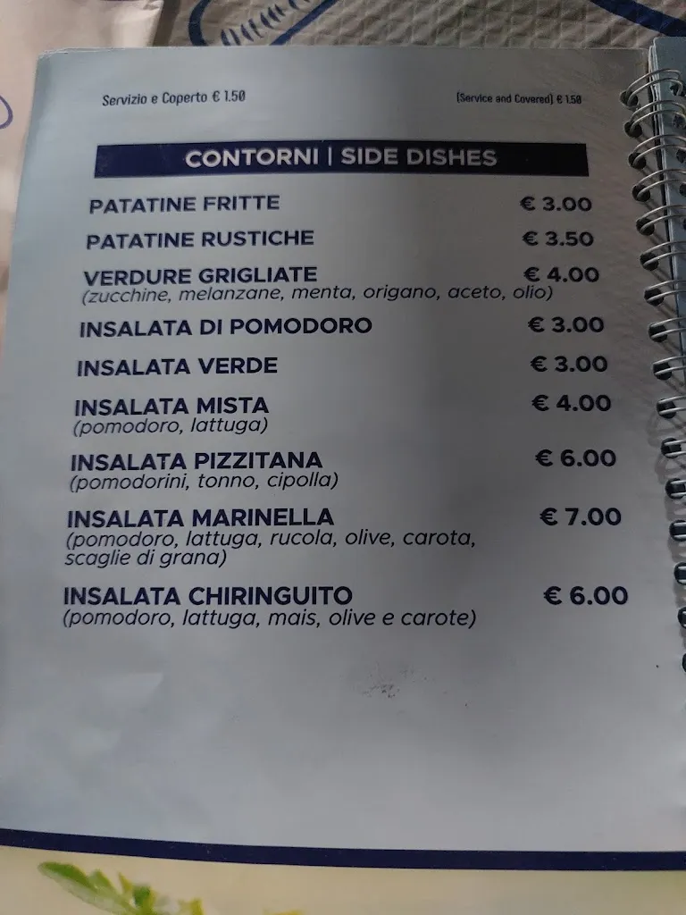 Menu_Lido Chiringuito 