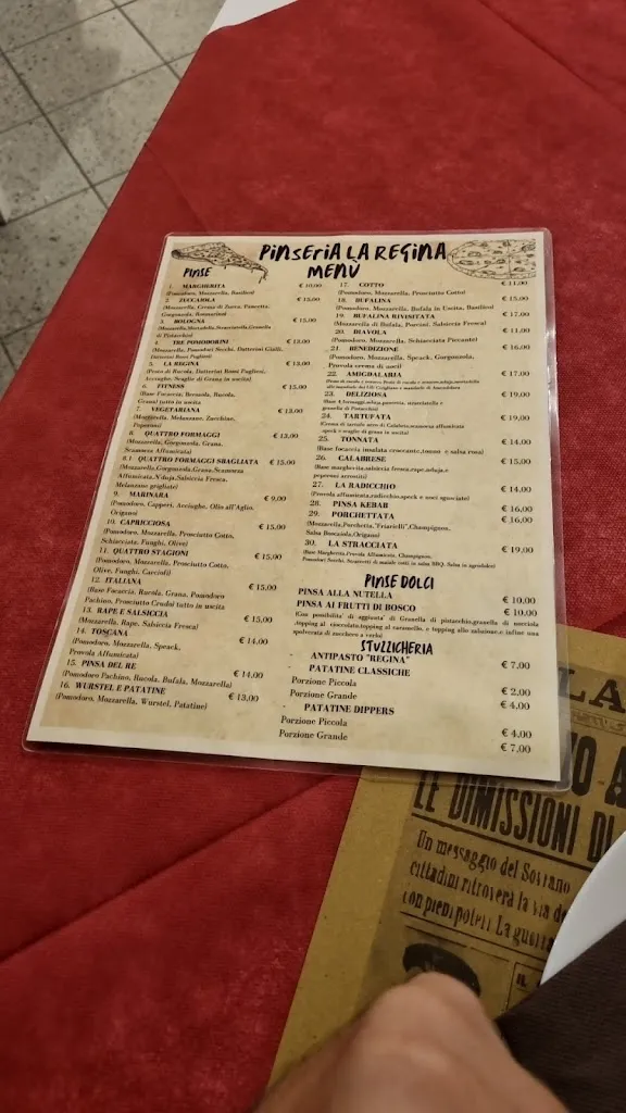 Menu_Pinseria La Regina_Amendolara_immagine_2