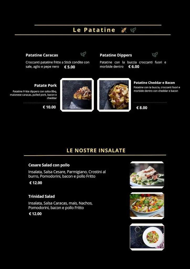 Menu_Caracas Bistro 25 | Cucina tipica latinoamericana_Amantea_image_4