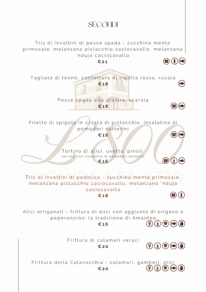 Menu_L'800 - Locanda a palazzo_Amantea_image_2