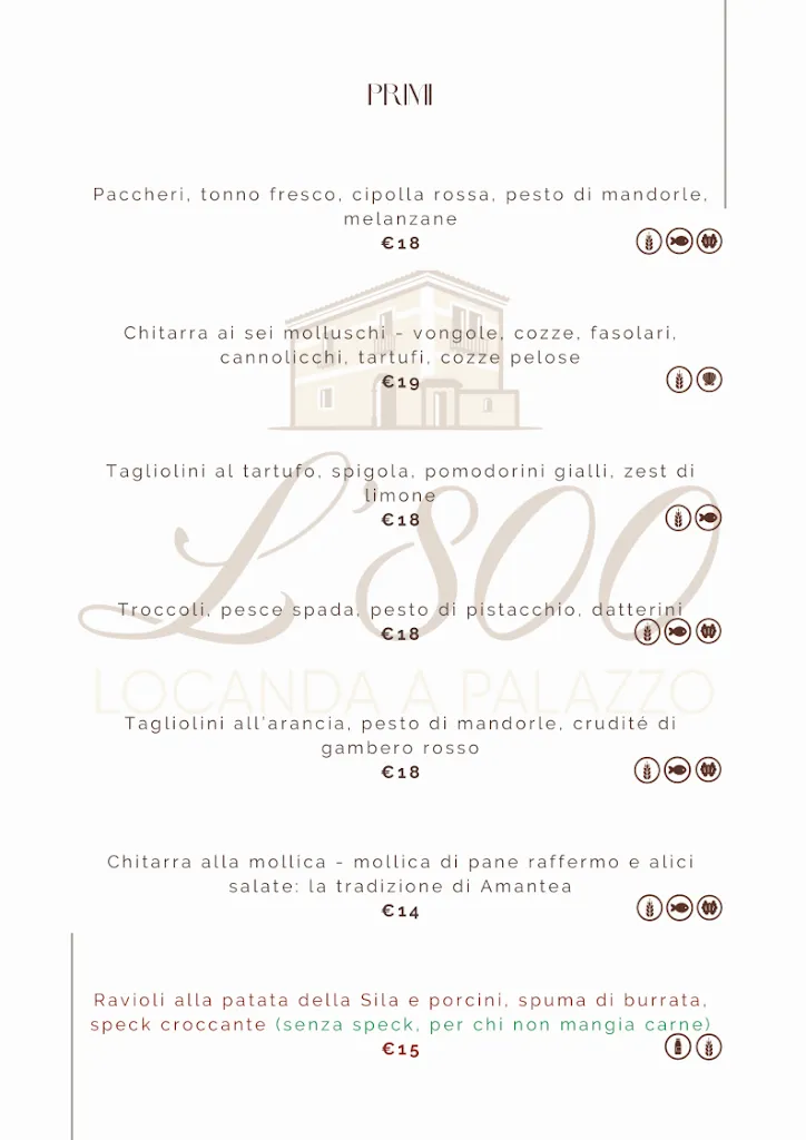 Menu_L'800 - Locanda a palazzo_Amantea_image_3