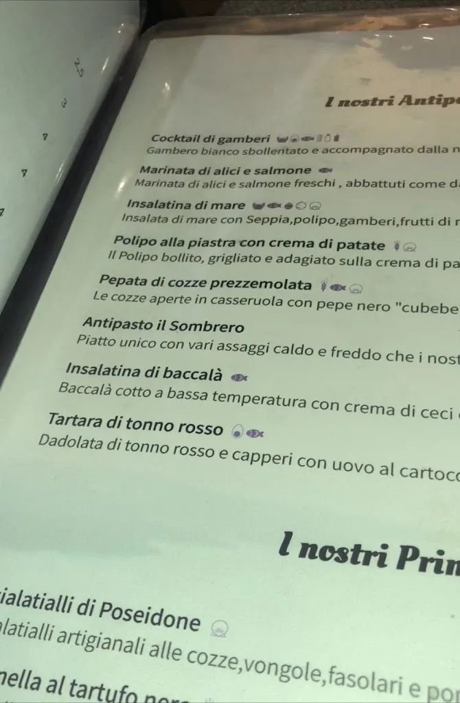 Menu_Ristorante Il Sombrero S.r.l._Amantea_image_1