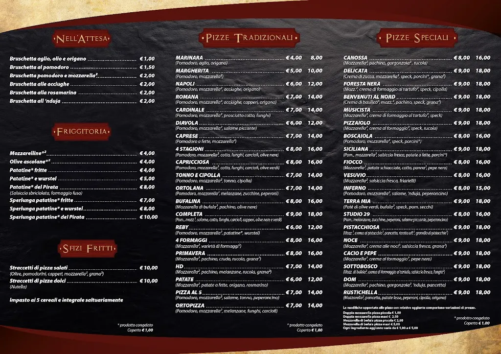 Menu_LA CANOSSA - PIZZERIA - ROSTICCERIA_Amantea_image_2